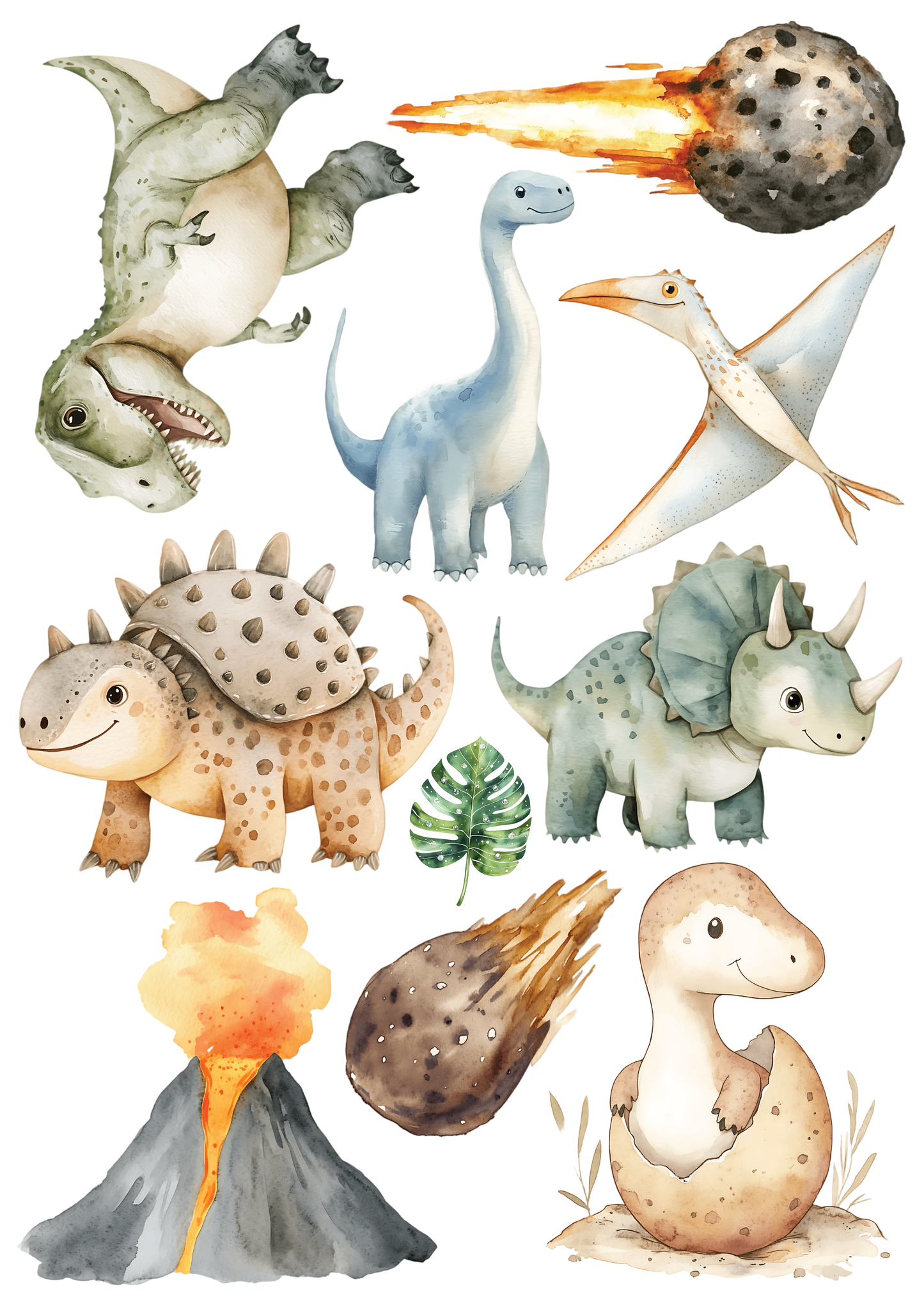 10 Bügelbilder (Dinos) für einen 1 €